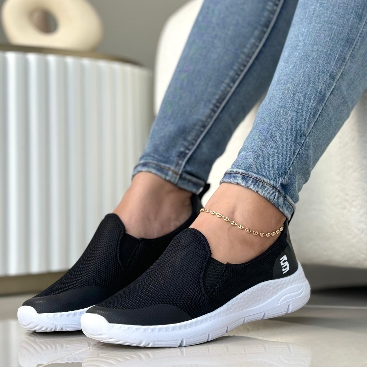 Zapatillas Media Dama Confort